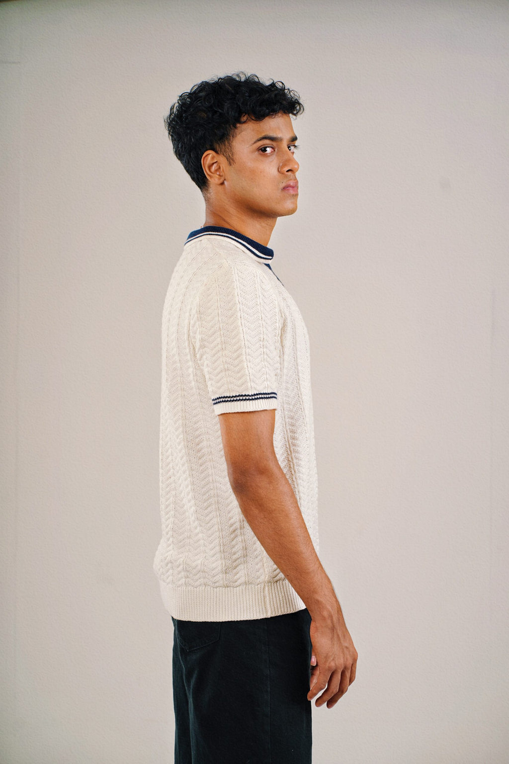 Luxury Leaf Knit Tshirt